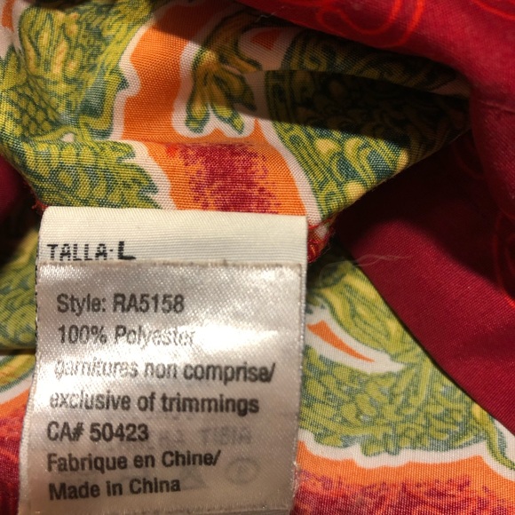 Fun Vintage Dragon Flame shirt sleeve button down Shirt Large - Picture 4 of 8